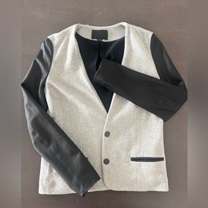 Alexander Wang Lambskin Leather Jacket Sz 6